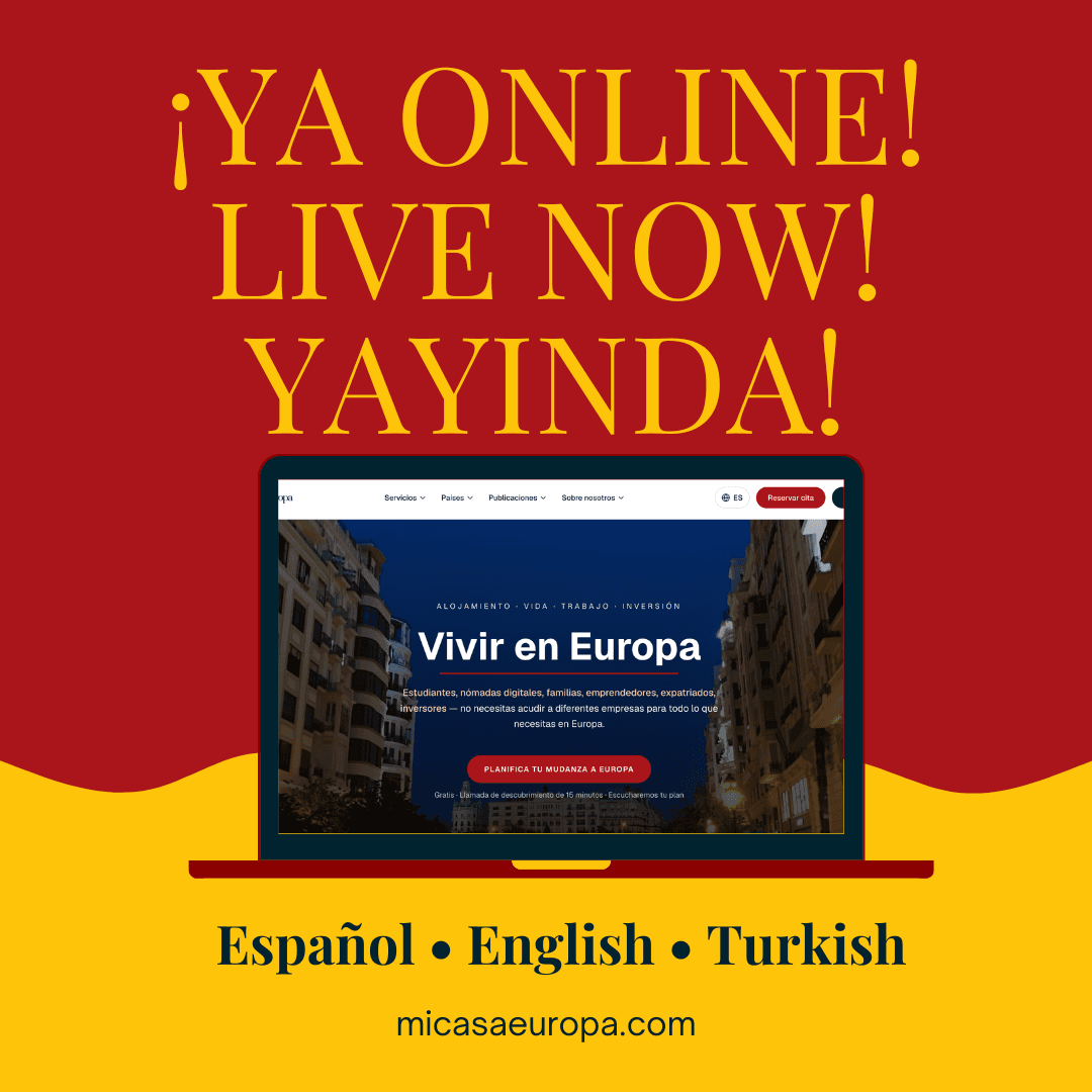 Mi Casa Europa Artık Üç Dilde Yayında